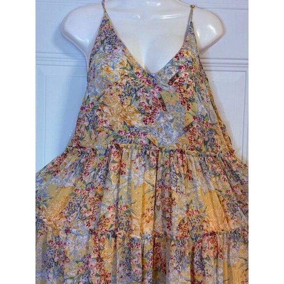 LaBiz Maxi Floral Boho Dress Fairycore Resort Aloha - Picture 6 of 7